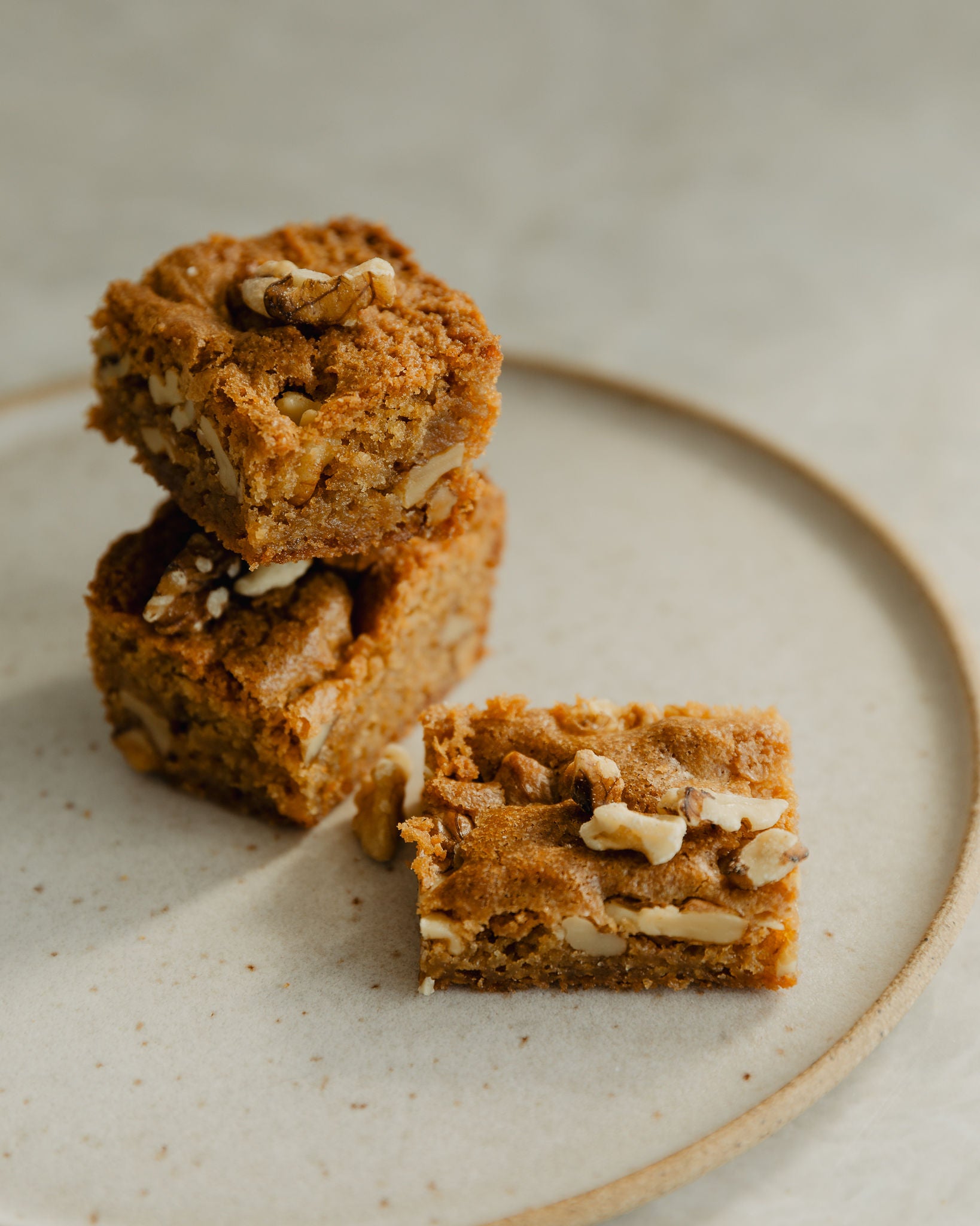 Walnut Blondie Recipe