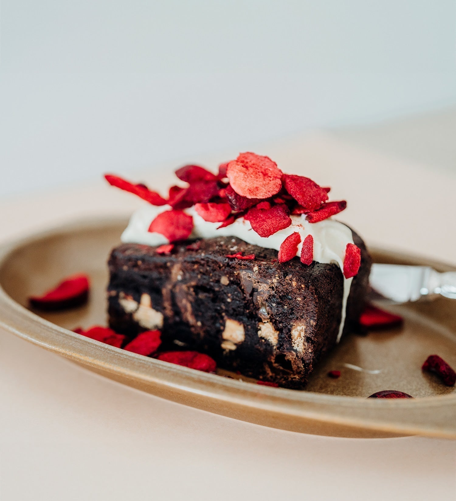 Triple Choc Salted Caramel Brownie