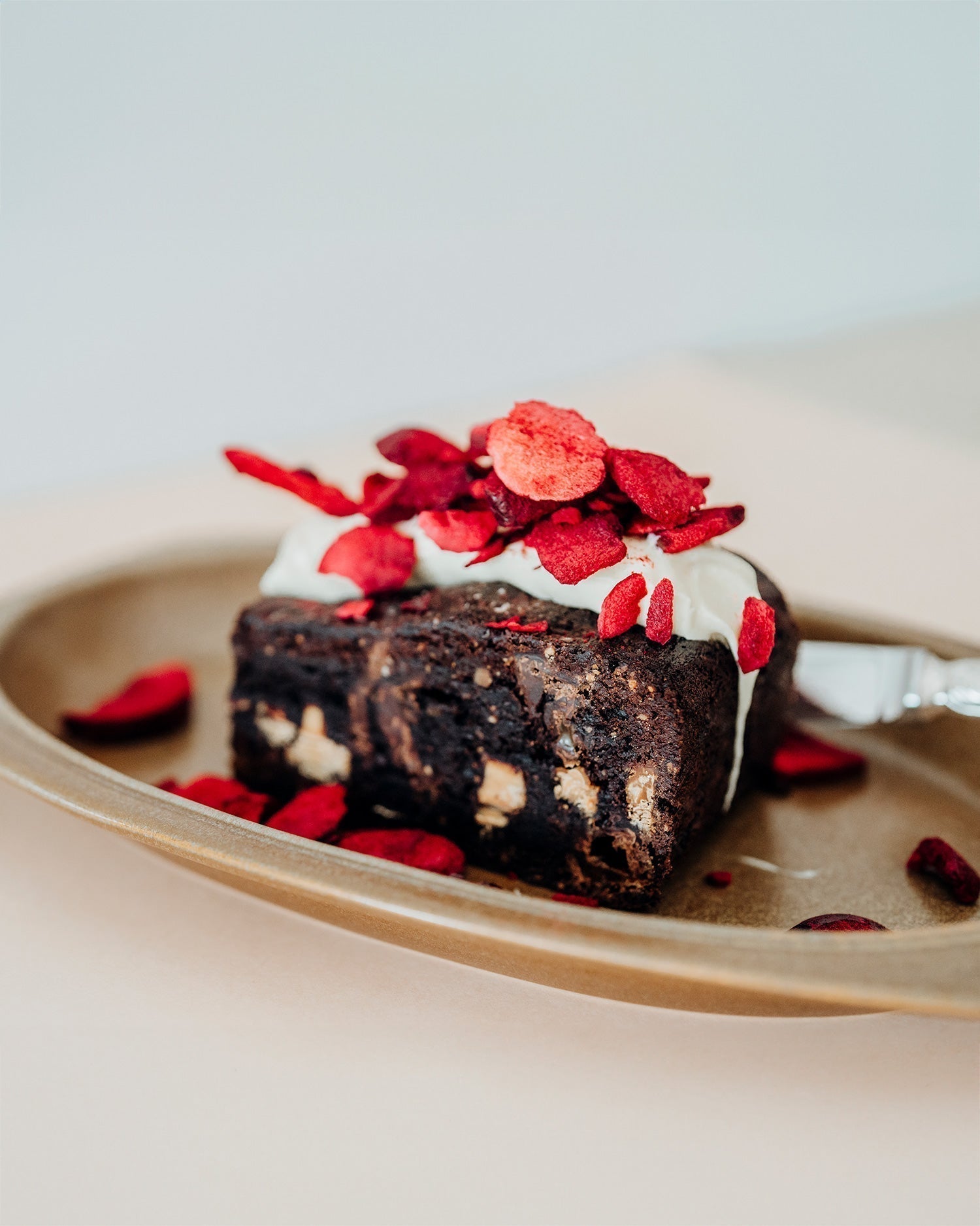 Triple Choc Salted Caramel Brownie