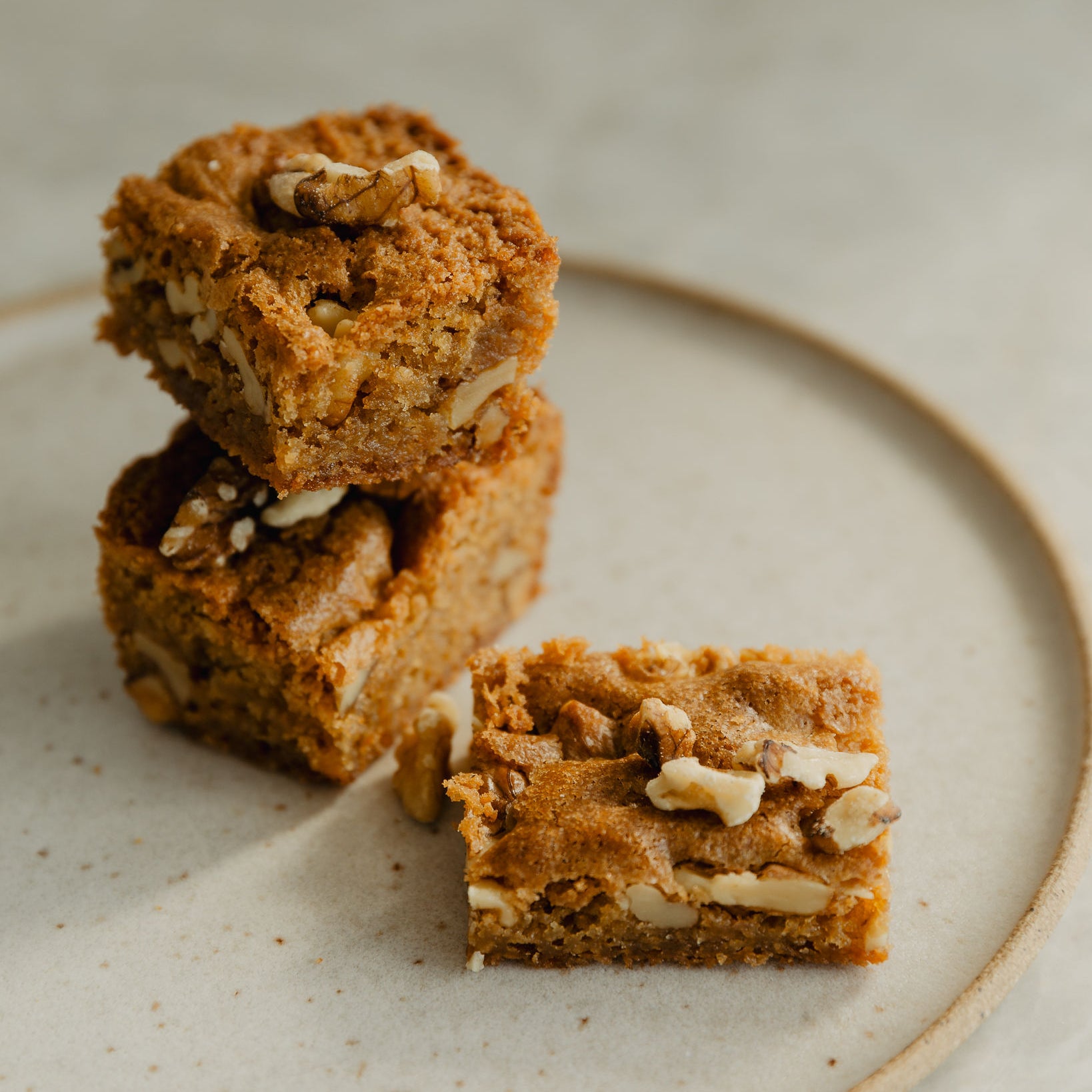 Walnut Blondie Recipe