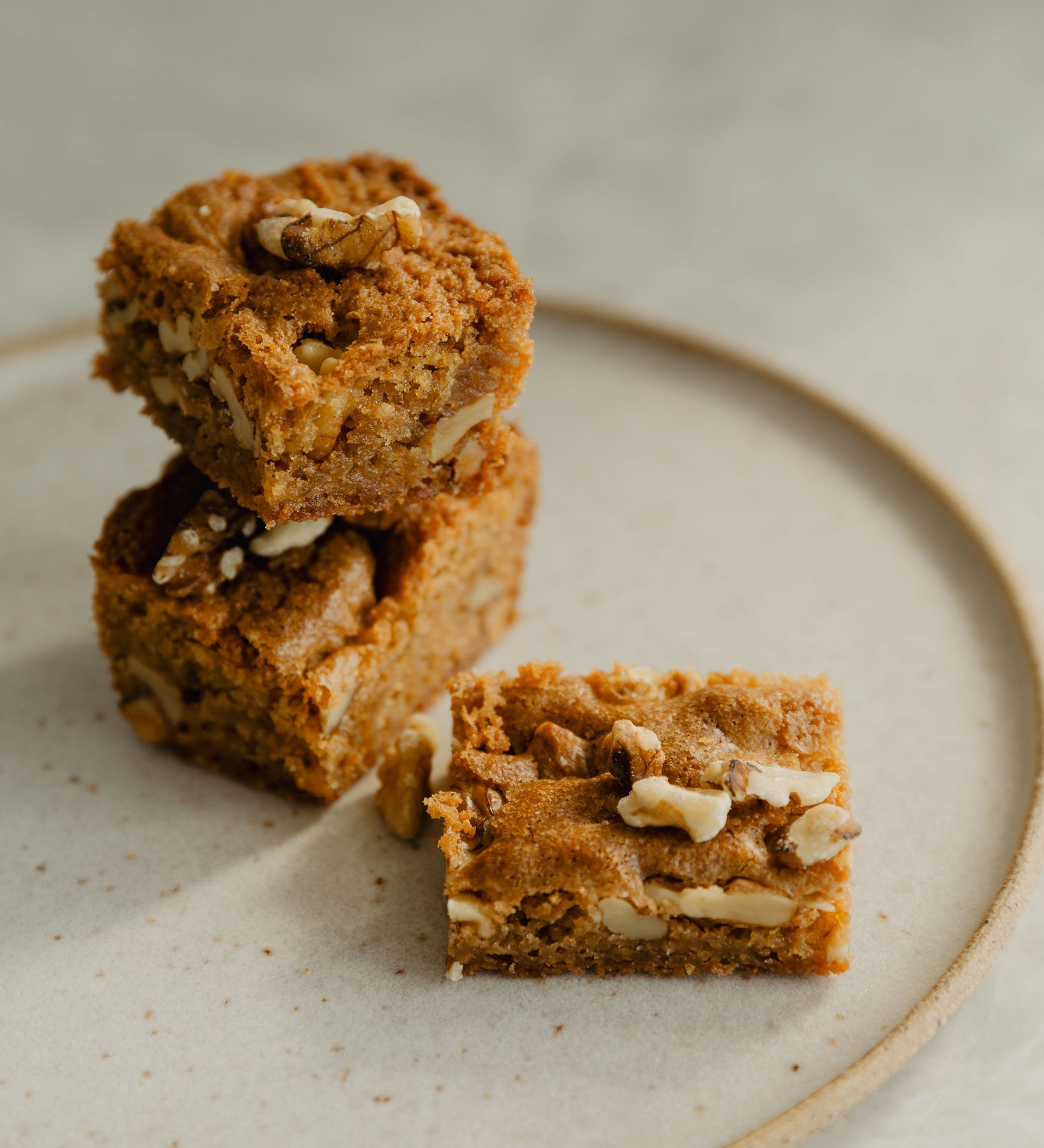 Walnut Blondie Recipe